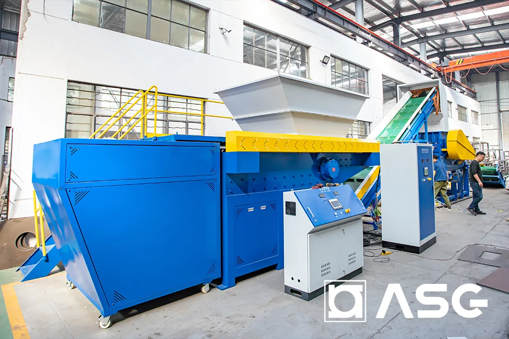 rigid plastic shredder machine v2021 02