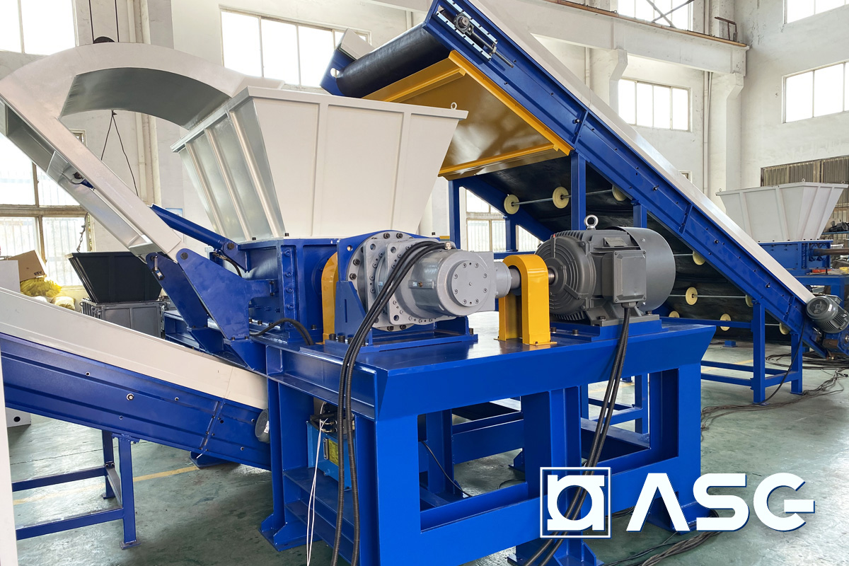 DoubleShaft Plastic Shredder Machines Plastic Recycling Machines