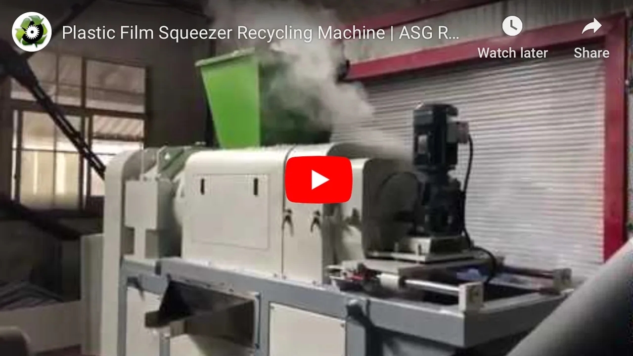 Plastic Film Squeezer & Densifying System