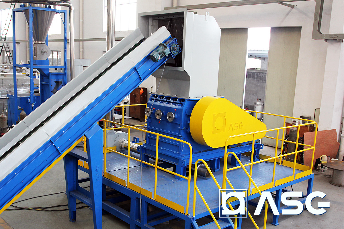 Single-Shaft Plastic Shredder Machines - Plastic Recycling Machines