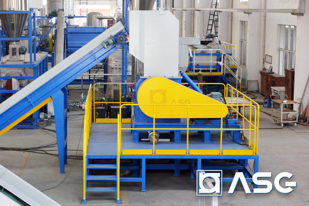 plastic granulator machines side view 01