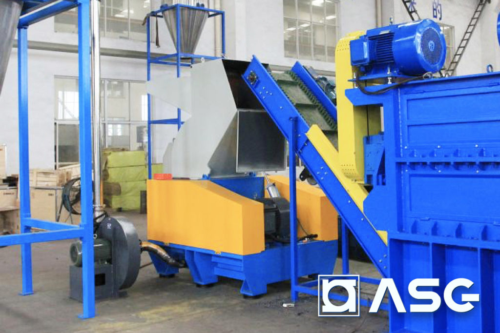 All-In-One Shredder & Granulator Machine - Plastic Recycling Machines