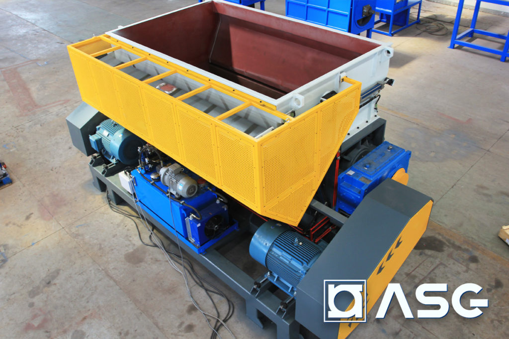 WPS600) Single Shaft Plastic Shredder for Waste Plastics Recycle