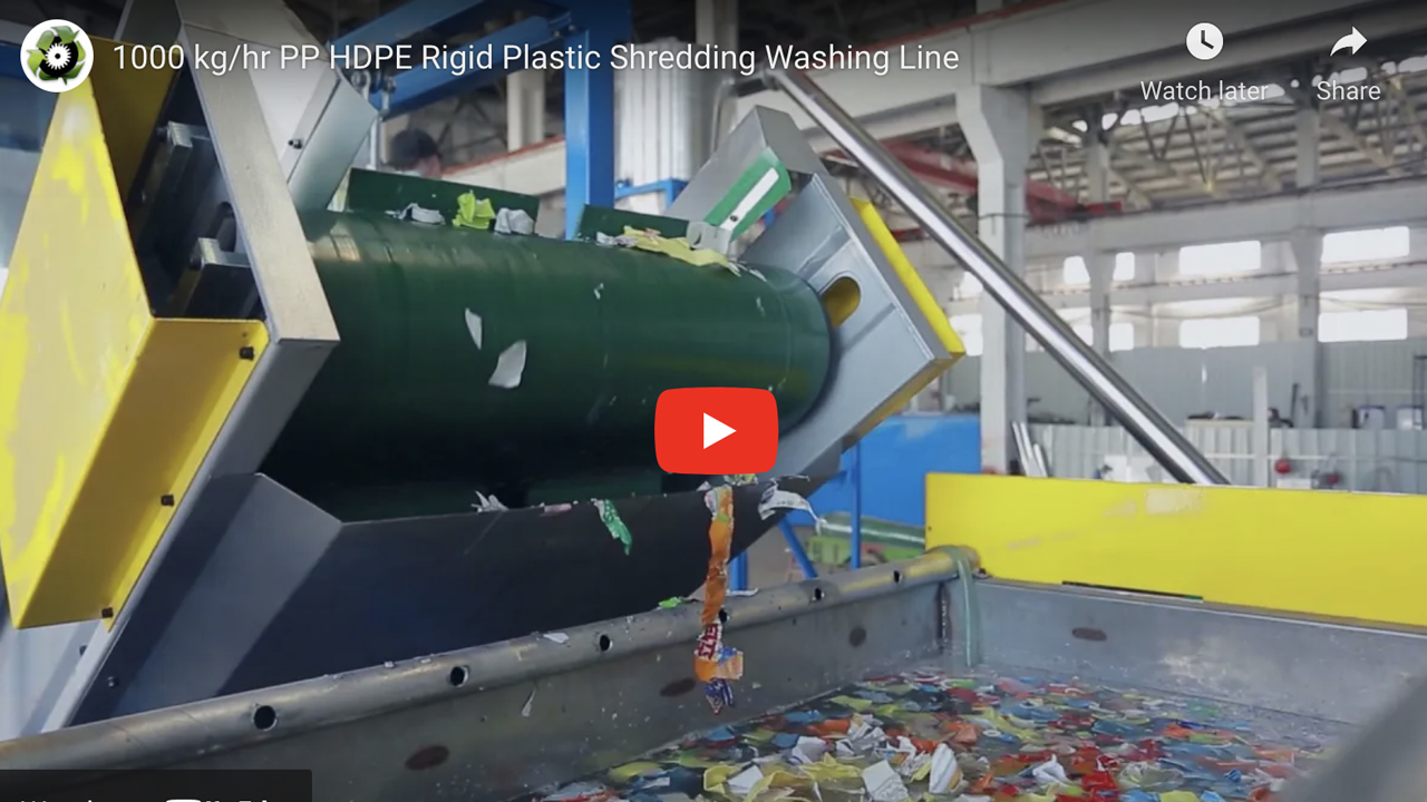 PP-HDPE-rigid-plastic-shredding-washing-line