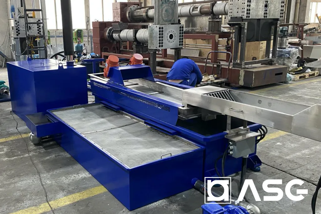 plastic hdpe flakes pelletizing pelletizer machine 05
