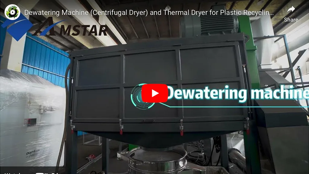 TSJ750 Dewatering Machine (Centrifugal Dryer) and Thermal Dryer