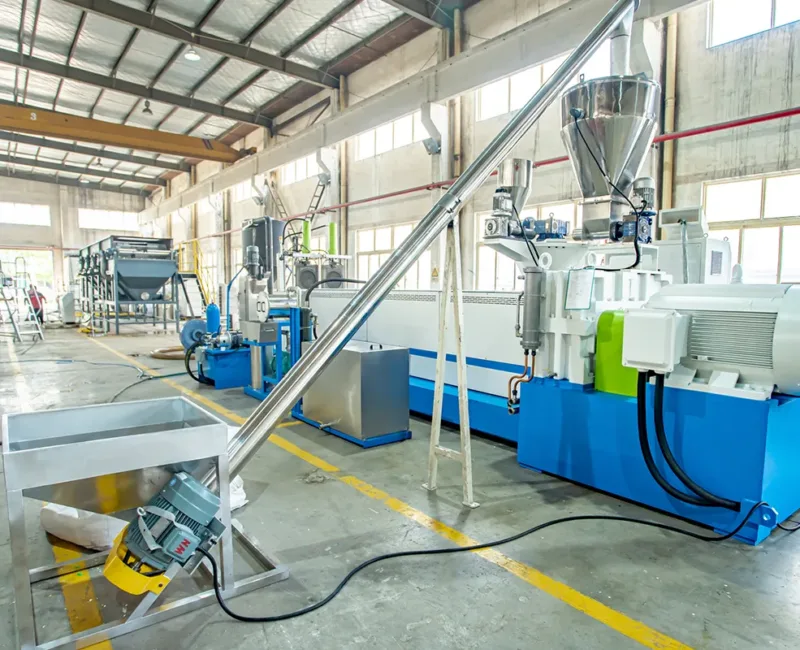 PP HDPE Plastic Shredding Washing Pelletizing Line – Washington, USA