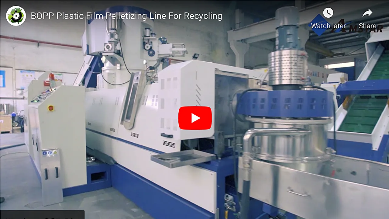 BOPP Plastic Film Pelletizing Line For Recycling In Halifax, United Kingdom