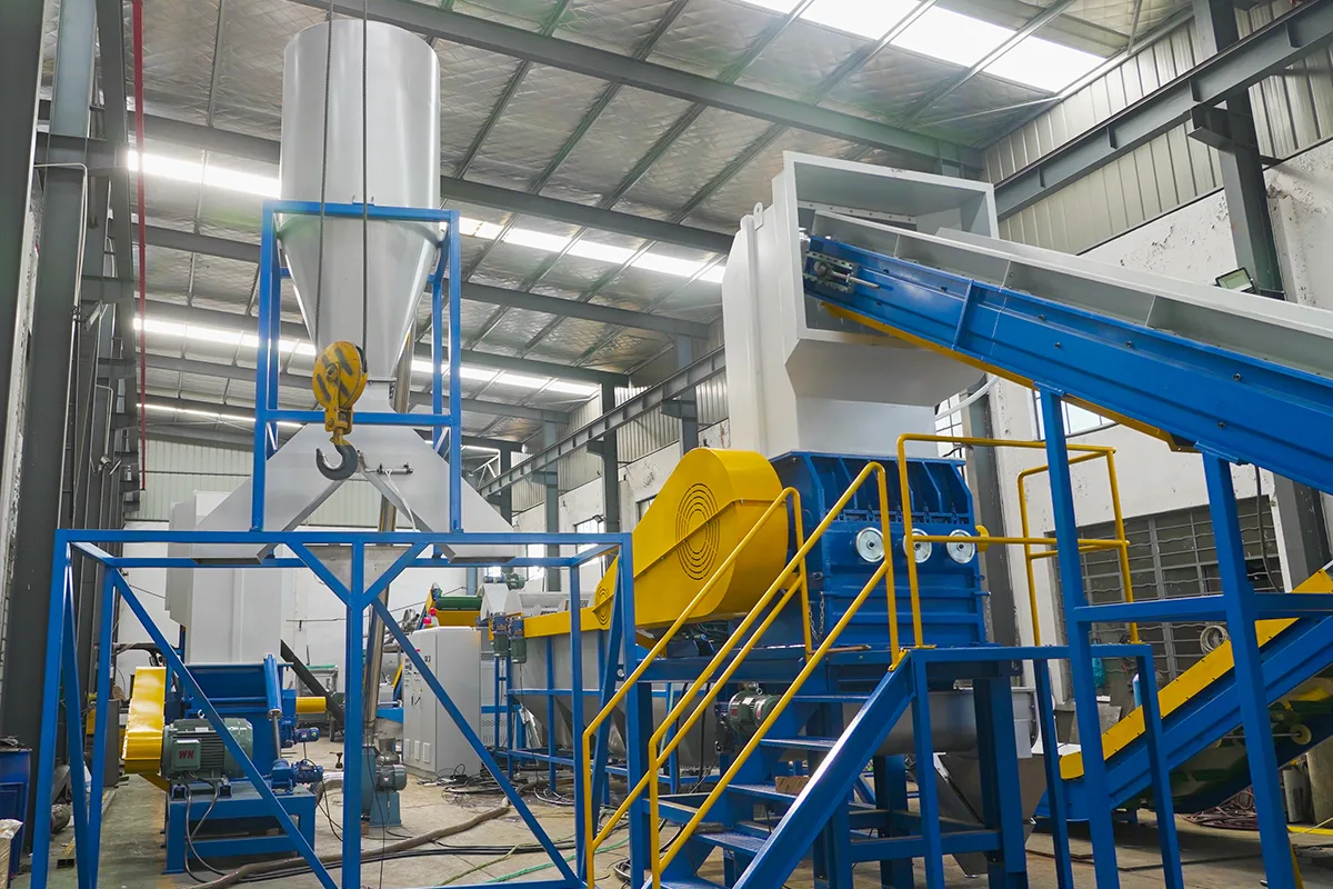 PP PE plastic film washing densifying line 05