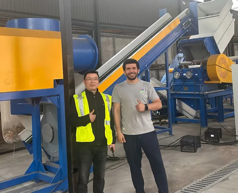 HDPE & PET Bottles Crushing and Washing Line – Georgia