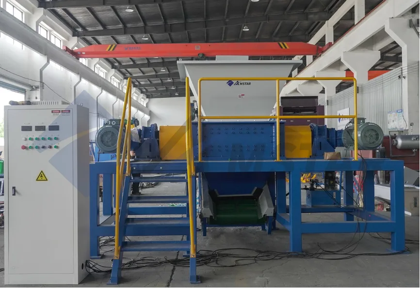 double shaft shredder