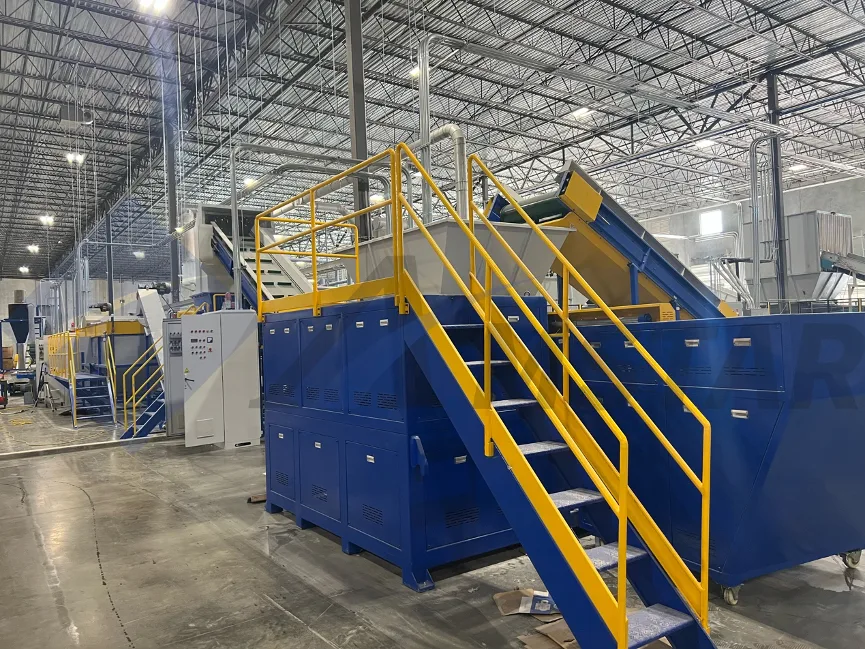 single shaft shredder