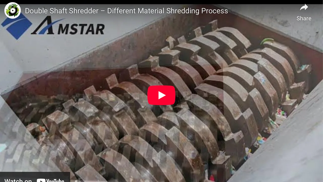 Double Shaft Shredder: The Powerhouse for Tough, High-Volume Plastic Materials