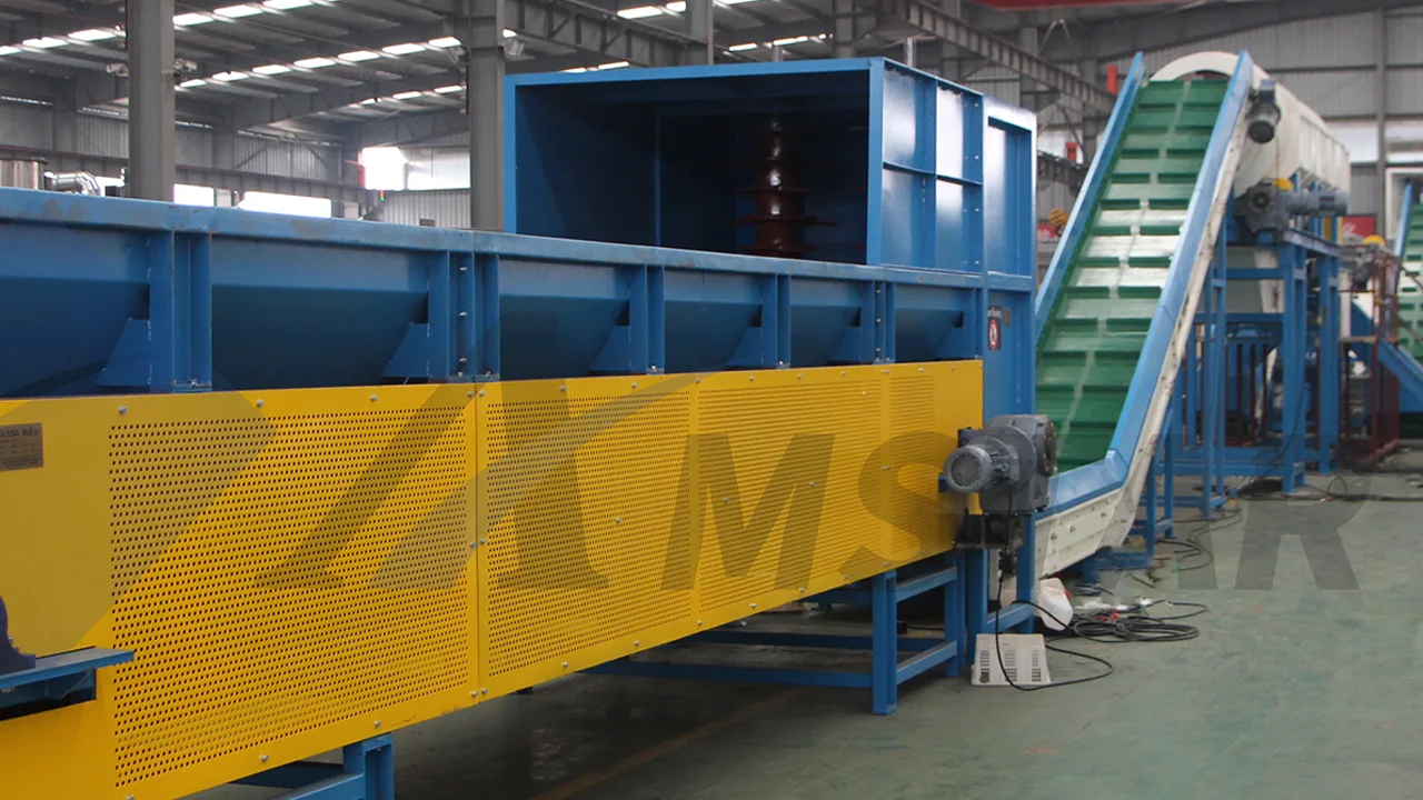 1000 kg/h HDPE Plastics Recycling Line