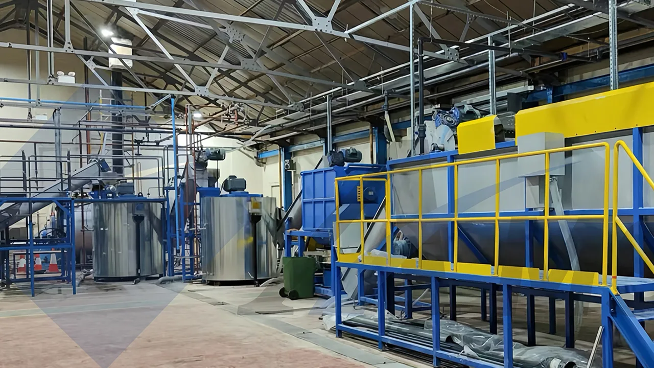 1000 kg/h PET Bottle Washing Line – Efficient Recycling from Bottle to Pellet