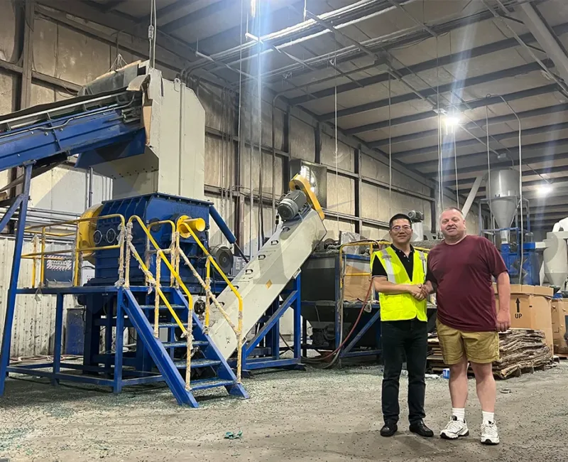 HDPE Plastics Crushing and Washing Line – Biscoe, USA