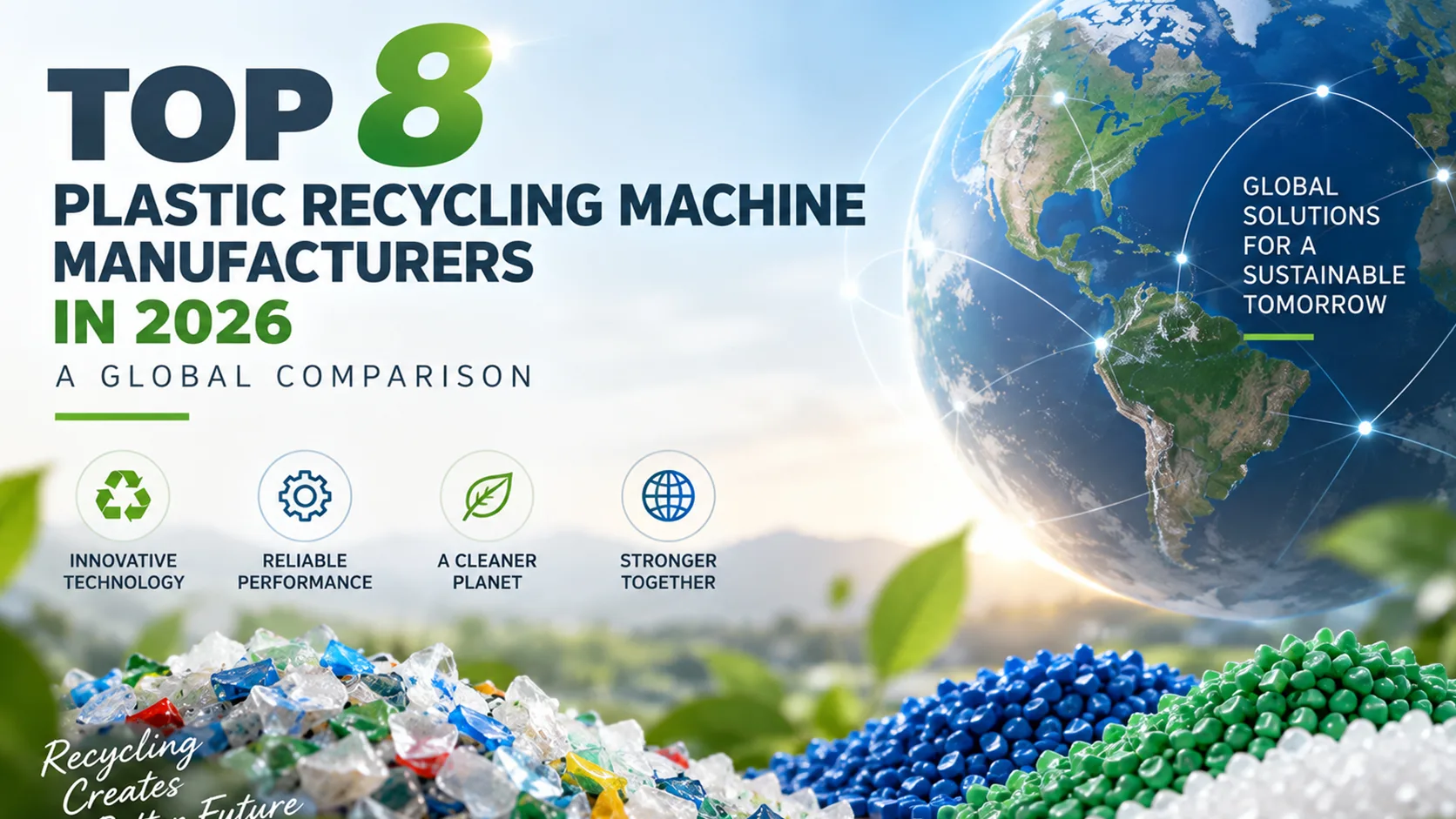 Top 8 Plastic Recycling Machine Manufacturers in 2026: A Global Comparison