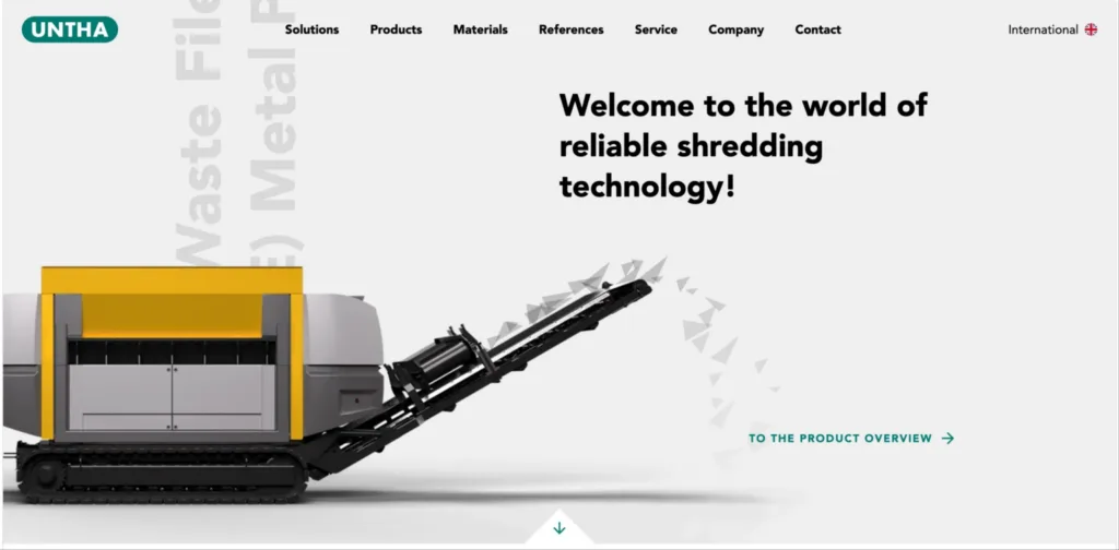 Untha homepage