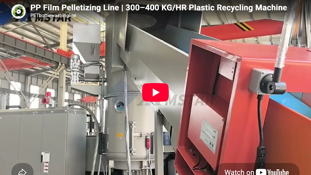 PP Film Pelletizing Line for Recycling Waste PP Film