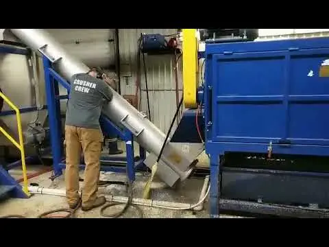 Plastic Film Washing Plant | Plastic Film Recycling Line in Canada | Amstar Machinery