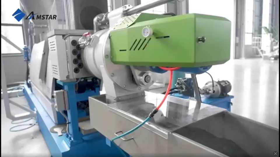 PP and HDPE Regrinds Pelletizing Line in Charlotte ,USA