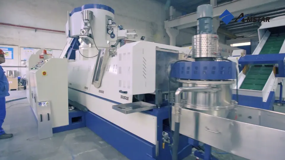 BOPP Plastic Film Pelletizing Line For Recycling