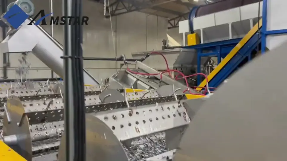 1200 kg/h Agricultural Film Washing Line in Canada